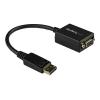 StarTech.com DisplayPort auf VGA Video Adapter - DP 20 Pin (St) zu VGA 15 Pin (Bu) Konverter - 1920x1200 - Display-Adapter - DisplayPort (M) zu HD-15 (VGA) (W) - 27.94 cm - eingerastet - Schwarz - für P / N: DK30C2DAGPD, MST14DP123DP, TB32DP14, TB3CDK2