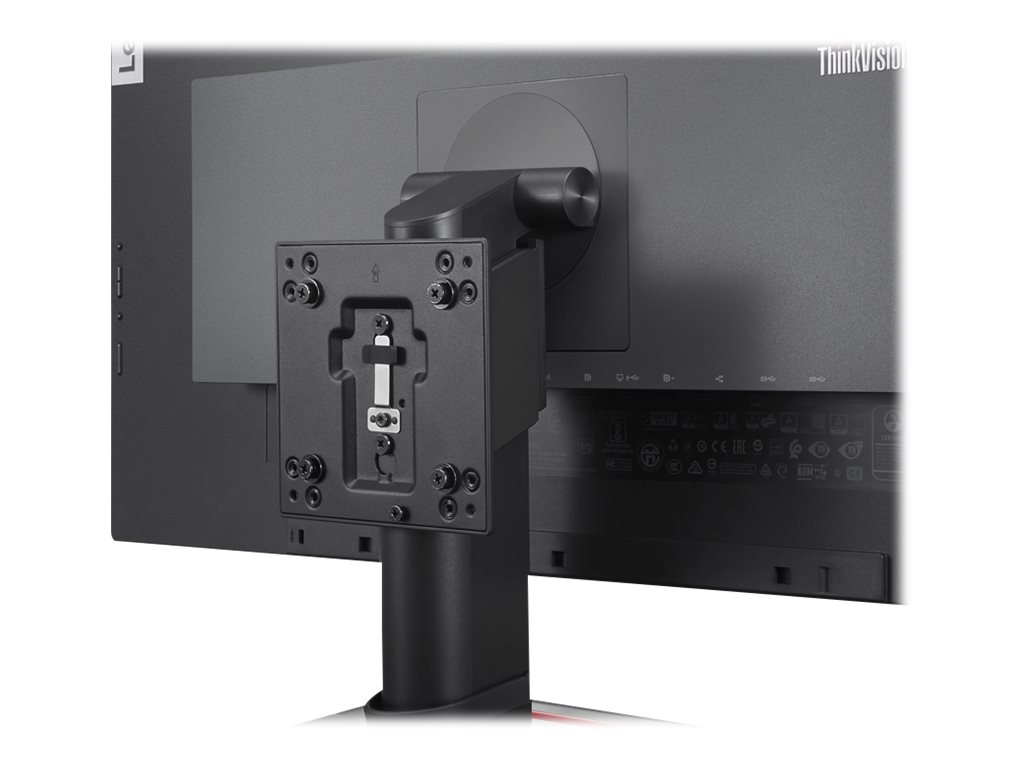 Lenovo Tiny / Nano Monitor Clamp II - Thin-Client-zu-Monitor-Halterung - Schwarz - für ThinkCentre M70q Gen 2, M70q Gen 3, M75t Gen 2, M80q Gen 3, M90q Gen 3, ThinkStation P360