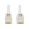 Eaton Tripp Lite Series Safe-IT Cat6a 10G Snagless Antibacterial Slim UTP Ethernet Cable (RJ45 M / M), White, 5 ft. (1.52 m) - Netzwerkkabel - RJ-45 (M) zu RJ-45 (M) - 1.5 m - UTP - CAT 6a - ohne Haken, verseilt - weiß