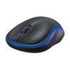 Logitech M185 - Maus - optisch - kabellos - 2.4 GHz - kabelloser Empfänger (USB) - Blau