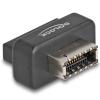 Delock - Interner USB-Adapter - 19-polige USB-Stiftleiste (W) zu 20-polig USB Typ E (W) Taste A - up to 5 Gbps data transfer rate, mit Gehäuse