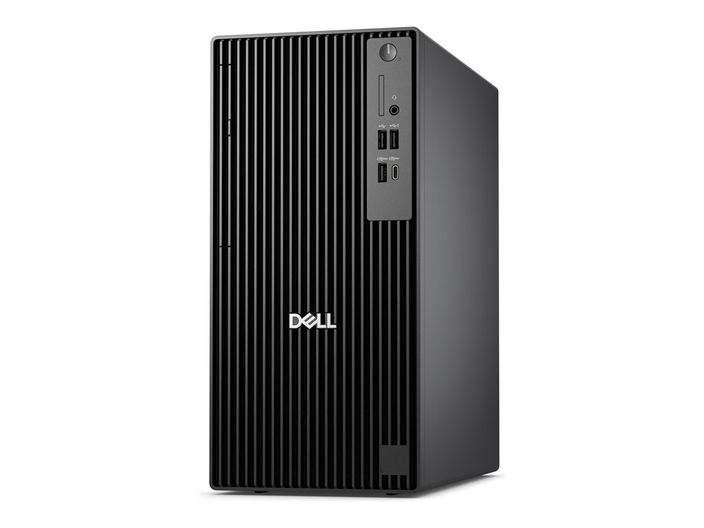 Dell Pro Tower Plus QBT1250 - Tower - Core Ultra 5 235 / 3.4 GHz - RAM 16 GB - SSD 512 GB - NVMe, TLC - DVD SuperMulti - Intel Graphics - 1GbE - Win 11 Pro - Monitor: keiner - Schwarz - BTS - mit 3 Jahre Basis Vor-Ort