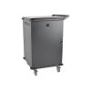 Eaton Tripp Lite Series 36-Device AC Charging Station Cart for Chromebooks and Laptops, BS 1363, 230V - 3 m Cord - Wagen (nur Laden) - für 36 Notebooks - verriegelbar - stabiler Stahl - Schwarz - Bildschirmgröße: bis zu 38,1 cm (bis zu 15 Zoll) - Aus