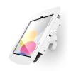 Compulocks iPad 10th-11th (A16) Gen Space Enclosure Bow Tilting Wall Mount White - Befestigungskit (Gehäuse, Kippbare Wandhalterung) - freiliegende Front- / Rückkamera und Sensoren - für Tablett - verriegelbar - Aluminium - weiß - Bildschirmgröße: 27.7