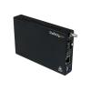 StarTech.com Gigabit Ethernet LWL / Glasfaser Medienkonverter mit SFP - 1000 Mbit / s Multimode Gigabit Ethernet Medienkonverter - Medienkonverter - 1GbE - 1000Base-SX, 100Base-LX, 1000Base-T - RJ-45 / SFP (mini-GBIC) - für P / N: GLCSXMMRGDST, J4858C10P