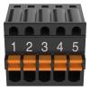AXIS TU6008 - Serieller Anschluss - 5-poliger Anschlussblock (Packung mit 10) - für AXIS F9111 Main Unit