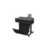 HP DesignJet T650 - 610 mm (24") Großformatdrucker - Farbe - Tintenstrahl - Rolle A1 (61,0 cm x 91,4 m) - 2400 x 1200 dpi - bis zu 0.43 Min. / Seite (einfarbig) / bis zu 0.43 Min. / Seite (Farbe) - Kapazität: 1 Rolle - Gigabit LAN, USB 2.0, Wi-Fi(n) - Cut
