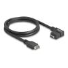 Delock - USB-Kabel - 20-polig USB Typ E (M) Taste A zu 24 pin USB-C (W) gewinkelt - 5 V - 1.5 A - 70 cm - bis zu 10 Gbps Datentransferrate - Schwarz
