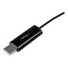 StarTech.com 2 Port USB Tastatur und Maus KM Switch / Umschalter mit Datentransfer für PC und Mac - USB KM Datentransferkabel - Linkkabel - USB 2.0 - USB 2.0 - Schwarz
