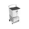 Compulocks CartiPad Uno Tablet / Laptop Charging Rolling Cart 16 Devices UK Power Plug - Wagen (nur Laden) - für 16 Tablets - geschweißter Stahl - Bildschirmgröße: 33 cm (13")