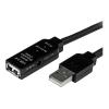 StarTech.com 5m aktives USB 2.0 Verlängerungskabel - St / Bu - USB Verlängerung / Repeater Kabel - USB-Verlängerungskabel - USB (W) zu USB (M) - USB 2.0 - 5 m - aktiv - Schwarz - für P / N: LTUB1MBK, SVA5H2NEUA, UUSBOTG