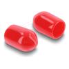 Delock - Stecker-Staubschutz - für SMA-Buchse, Silikon - Rot (Packung mit 10)