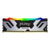 Kingston FURY Renegade RGB - DDR5 - Modul - 48 GB - DIMM 288-PIN - 3000 MHz / PC5-48000 - CL32 - 1.35 V - ungepuffert - on-die ECC - schwarz & silber