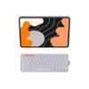 Logitech Flip Folio - Tastatur und Foliohülle - full size - kabellos - Bluetooth 5.1 LE - QWERTZ - Deutsch - Pale Gray - für Apple 13-inch iPad Air (M2, M3), 13-inch iPad Pro (M4, M5)