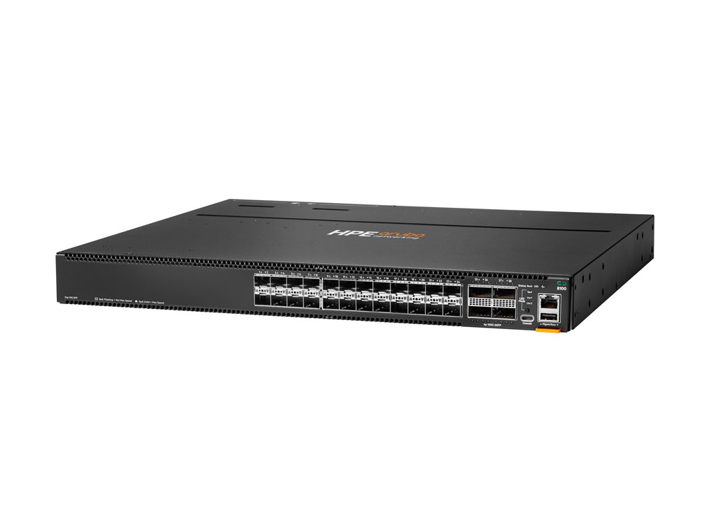 HPE Aruba Networking CX 8100 24x10G SFP+ 4x40 / 100G QSFP28 Switch - Spare Only - Switch - L3 - managed - 24 x 1 Gigabit / 10 Gigabit SFP / SFP+ + 4 x 40 Gigabit QSFP+ / 100 Gigabit QSFP28 - an Rack montierbar