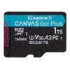 Kingston Canvas Go! Plus - Flash-Speicherkarte - 1 TB - A2 / Video Class V30 / UHS-I U3 / Class10 - microSDXC UHS-I