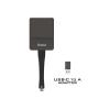 E-Share USB-C (DP-Alt) Dongle. Additional dongle in combination with E-Share HDMI Dongle Kit(WP D001HU KIT) or with WiFi adapter(EW-7511UTC). (Only for usage with iiyama enabled E-Share display)