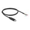 Delock Adapterkabel USB 2.0 Typ-A zu seriell RS-485 3 x offene Kabelenden 1 m