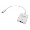 USB-C-zu-HDMI-Adapter - wird in USB-C eingesteckt und hat eine HDMI-Buchse in voller Größe - maximale Auflösung 4k 30 Hz - USB-C 3.2 (m) zu HDMI (f) - Treiber im Adapter integriert - weiß