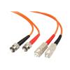 3m Multimode Fiber Patch Cable ST - SC