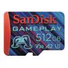 SanDisk GamePlay - Flash-Speicherkarte - 512 GB - A2 / Video Class V30 / UHS-I U3 - microSDXC UHS-I
