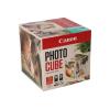 Canon Photo Cube Creative Pack - Glänzend - 2er-Pack - Schwarz, Farbe (Cyan, Magenta, Gelb) - original - Blau - Tintenpatrone / Papierkit - für PIXMA TS5150, TS5151