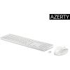 HP 655 - Tastatur-und-Maus-Set - kabellos - 2.4 GHz - QWERTZ - Deutsch - weiß