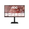 AOC Q27E4U - LED-Monitor - 68.6 cm (27") - 2560 x 1440 QHD @ 120 Hz - IPS - 250 cd / m² - 1500:1 - 4 ms - HDMI, DisplayPort - Lautsprecher - Schwarz