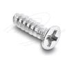 Delock - Schrauben-Kit - M3 x 10 mm - Silber (Packung mit 50)