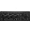 HP 125 - Tastatur - 100% - full size - USB - QWERTZ - Deutsch - Schwarz