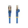 StarTech.com 6ASPAT7MBL Patchkabel CAT6a  (7 m, blau, RJ45-Snagless-Steckverbinder, CAT6a-STP-Kabel, Kupferdraht, Netzwerkkabel) - Patch-Kabel - RJ-45 (M) zu RJ-45 (M) - 7 m - STP - CAT 6a - geformt, ohne Haken - Blau