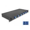 Delock 19 Zoll LWL Spleißbox 6 x LC Duplex OS2 1HE