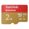 SanDisk Extreme - Flash-Speicherkarte (microSDHC / SD-Adapter inbegriffen) - 2 TB - A2 / Video Class V30 / UHS-I U3 - microSDXC UHS-I