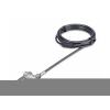 StarTech.com Serialized Laptop Lock, Works w / Noble Wedge / Nano / K-Slot - Sicherheitskabelschloss - Universal - schwarz & silber - 2 m - TAA-konform