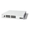 Catalyst C1300-16T-2G Enterprise-Class Switch: -  16Port 1GE, 2Port 1GE SFP, noPoE, Fanless, - Rack-mountable, - Achtung: Rack-Mount-Bracket (RCKMNT-CMPCT-1K=) muß separat bestellt werden!