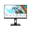 AOC U27P2CA - LED-Monitor - 68.6 cm (27") (27" sichtbar) - 3840 x 2160 4K @ 60 Hz - IPS - 350 cd / m² - 4 ms - 2xHDMI, DisplayPort, USB-C
