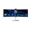 Philips 49B2U5900CH - 5000 Series - LED-Monitor - gebogen - USB - 124.5 cm (49") (48.8" sichtbar) - 5120 x 1440 Dual Quad HD @ 75 Hz - VA - 400 cd / m² - 3000:1 - DisplayHDR 400 - 4 ms - 2xHDMI, DisplayPort, USB-C - Lautsprecher - Schwarz