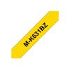 Brother M-K631BZ - Schwarz auf Gelb - Rolle (0,9 cm x 8 m) 1 Kassette(n) nicht-laminiertes Schriftband - für P-Touch PT-55, PT-65, PT-75, PT-85, PT-90, PT-BB4