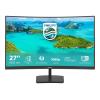 Philips E-line 271E1SCA - LED-Monitor - gebogen - 68.6 cm (27") - 1920 x 1080 Full HD (1080p) @ 75 Hz - VA - 250 cd / m² - 3000:1 - 4 ms - HDMI, VGA - Lautsprecher - Textured Black