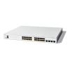 Cisco Catalyst 1200-24FP-4X - Switch - L3 - Smart - 24 x 10 / 100 / 1000 (PoE+) + 4 x 10 Gigabit SFP+ - an Rack montierbar - PoE+ (375 W)