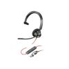 Poly Blackwire 3310 - Blackwire 3300 series - Headset - On-Ear - kabelgebunden - USB-A - Schwarz - Zertifiziert für Microsoft Teams, UC-zertifiziert - Replaces Poly SKU 214011-101