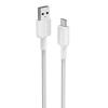 Anker 322 - USB-Kabel - USB (M) zu 24 pin USB-C (M) - 5 V - 3 A - 90 cm - weiß