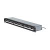 Startech - Patch Panel - 110 Abdrückgerät - Rack montierbar - CAT 6a - STP - RJ-45 X 24 - Silber - 1U - 48.3 cm (19") - TAA-konform