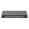 NETGEAR AV Line M4350-40X4C - Switch - L3 - managed - 40 x 100 / 1000 / 2.5G / 5G / 10GBase-T (PoE++) + 4 x 40 / 100 Gigabit QSFP28 - Luftstrom von vorne nach hinten - an Rack montierbar - PoE++ (196 W)