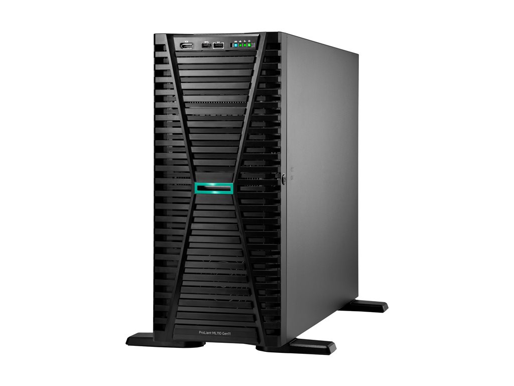 HPE SC ProLiant ML110 Gen11 5416S 2.0GHz 16c 1P 2x32GB-R 8SFF MR408i-o 2x960GB SSD 2x1000W PS EU Server