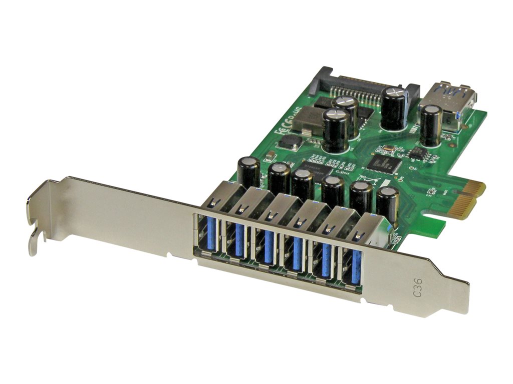 7 Pt PCI Express USB 3.0 Card - Std & LP
