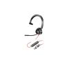 Poly Blackwire 3310 - Blackwire 3300 series - Headset - On-Ear - kabelgebunden - USB-C - Schwarz - UC-zertifiziert - Replaces Poly SKU 213929-101