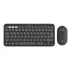 Logitech Pebble 2 Combo - Tastatur-und-Maus-Set - kabellos - Bluetooth LE - QWERTZ - Deutsch - Tonal Graphite