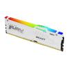 Kingston FURY Beast RGB - DDR5 - Modul - 16 GB - DIMM 288-PIN - 2600 MHz / PC5-41600 - CL36 - 1.25 V - ungepuffert - on-die ECC - weiß