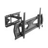 Eaton Tripp Lite Series Heavy-Duty Full-Motion Security TV Wall Mount for 37" to 80", Flat or Curved, UL Certified - Klammer - für LCD TV - Stahl - Schwarz - Bildschirmgröße: 94-203 cm (37"-80") - Wandmontage